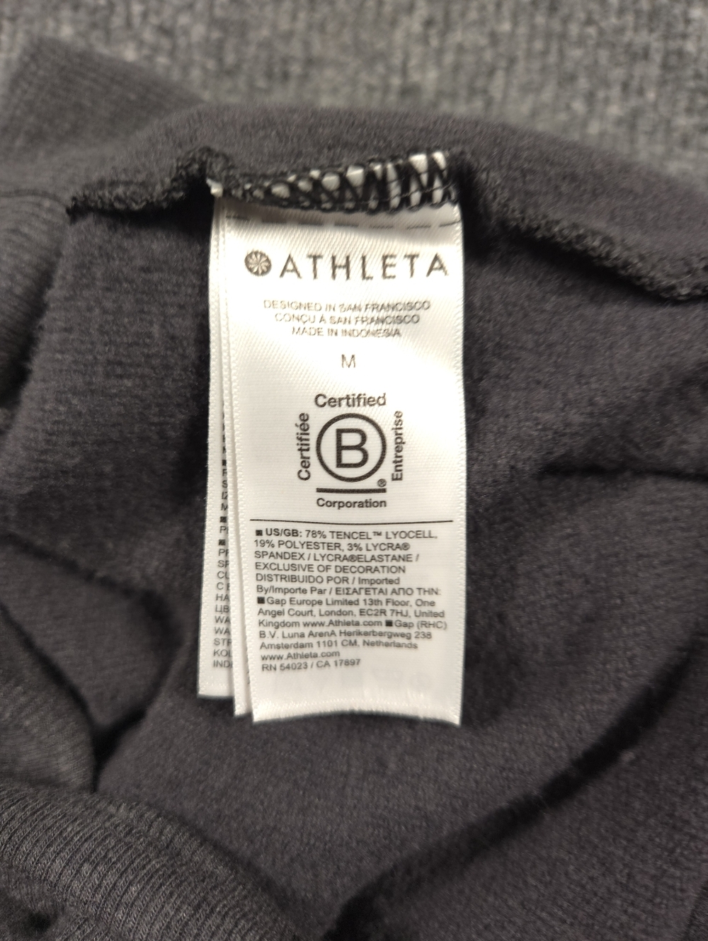 Athleta Coaster Luxe High Rise Jogger Heathered Charcoal Gray Medium - Picture 7 of 8